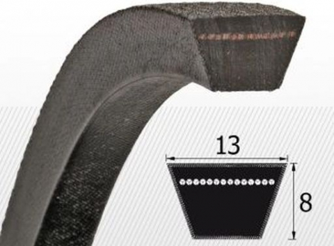 Curele trapezoidale - CUREA 1700(1650LI)13X8 PB