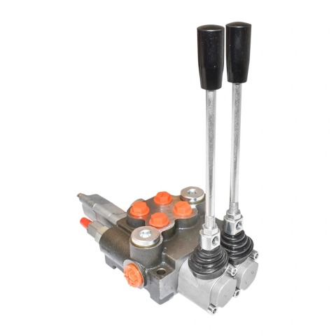 Distribuitor hidraulic cu 2 manete 1 flotant 40L/min. [2]