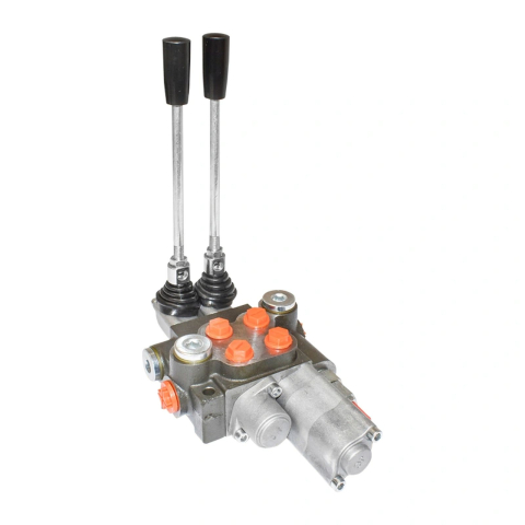 Distribuitor hidraulic cu 2 manete 1 flotant 40L/min. [1]