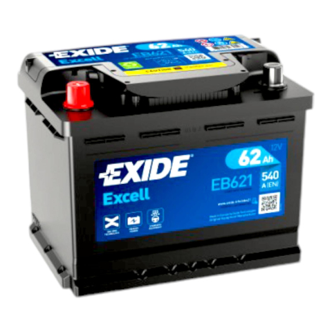 Acumulatori - EXIDE Excell EB621 62Ah 540A