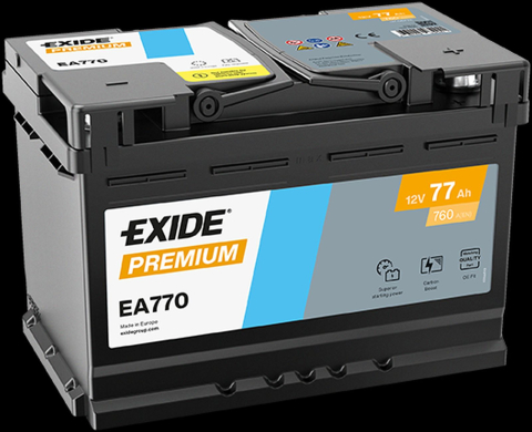 EXIDE Premium 77Ah 760A EA770 [1]