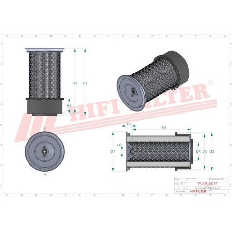 Filtru aer SA17470K HIFI [2]