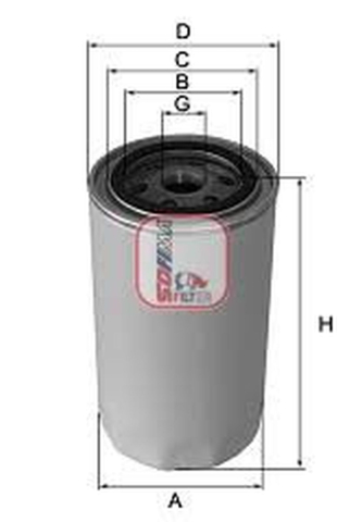 Filtre ulei motor - Filtru ulei S1210R SOFIMA
