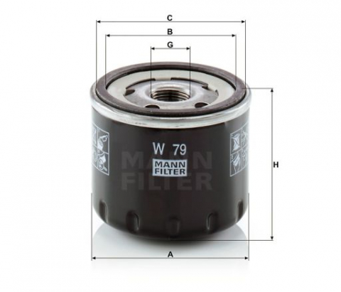 Filtre - Filtru ulei W79 MANN