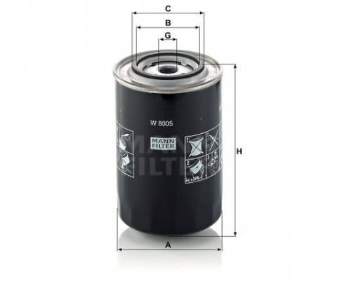 Filtre - Filtru ulei motor MANN-Filters
