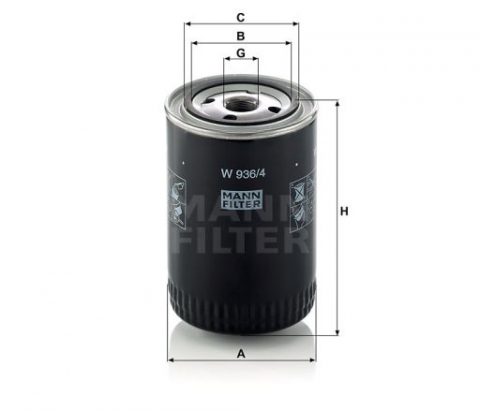 Filtre - Filtru ulei W936/4 MANN