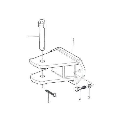 Piese tractoare - FURCA REMORCARE FATA U445 S+DT
