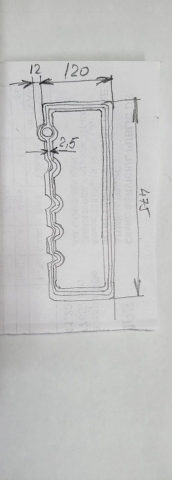 Garnitura capac culbutori motor Komatsu [1]