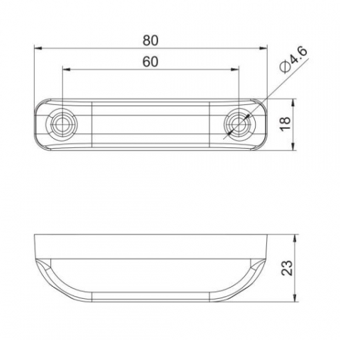 LAMPA GAB FT013B ALB LED 12-30V [3]