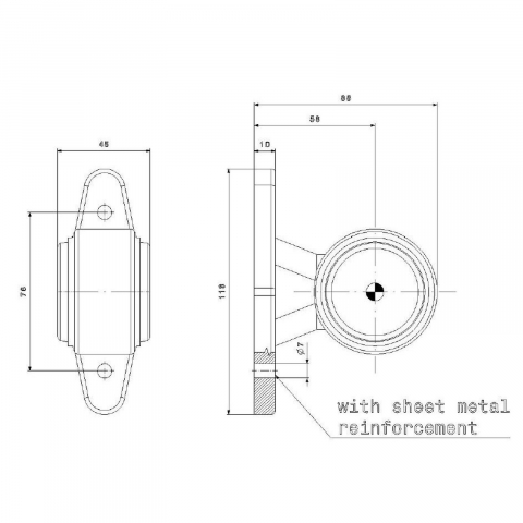 LAMPA GABARIT LED FT009A [3]