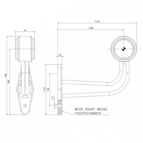 LAMPA GABARIT LED FT009D [2]