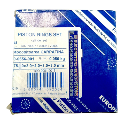 Piese Carpatina - Segmenti motor 75 mm ST Carpatina Europistons
