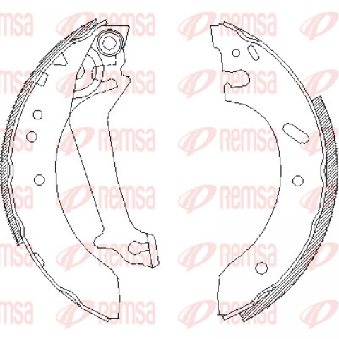 Produse diverse - Set saboti frana Ford Escort RE467000