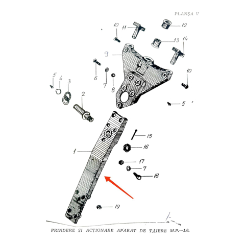 Piese Carpatina - Suport prindere Carpatina