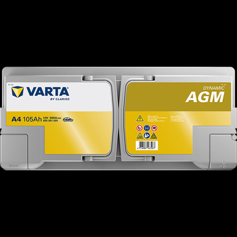 VARTA Dynamic AGM A4 105Ah 950A Start-Stop [2]