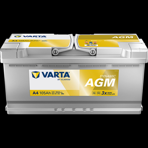 VARTA Dynamic AGM A4 105Ah 950A Start-Stop [1]