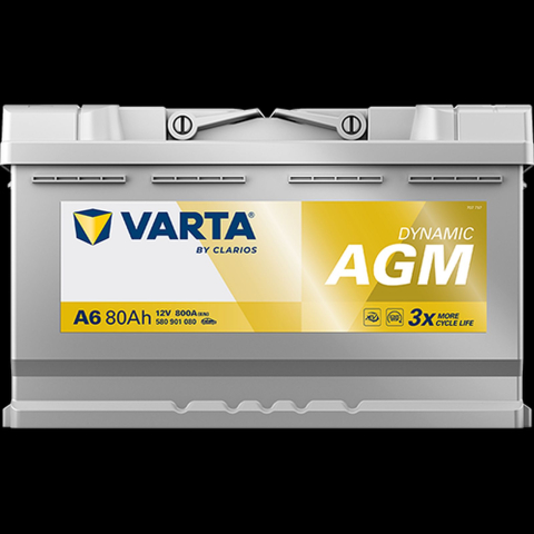 VARTA Dynamic AGM A6 80Ah 800A Start-Stop [2]