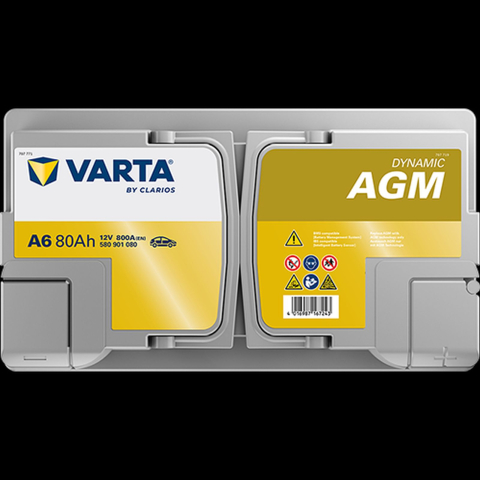 VARTA Dynamic AGM A6 80Ah 800A Start-Stop [3]