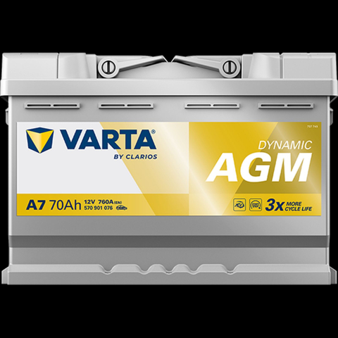 VARTA Dynamic AGM A7 70Ah 760A Start-Stop [2]