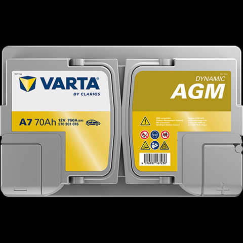 VARTA Dynamic AGM A7 70Ah 760A Start-Stop [3]