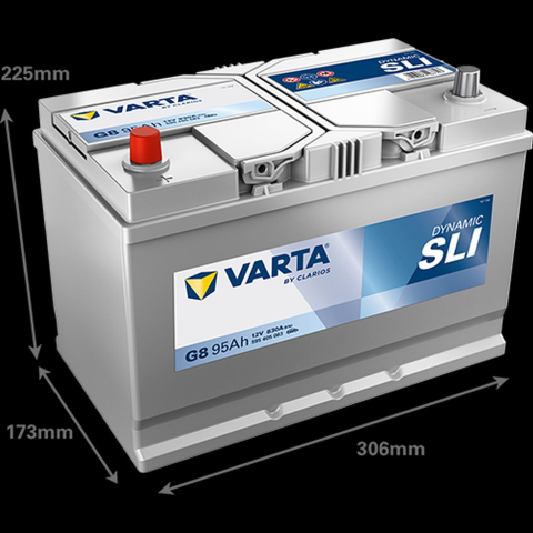 Electrice - VARTA Dynamic Automotivesli G8 95Ah 830A
