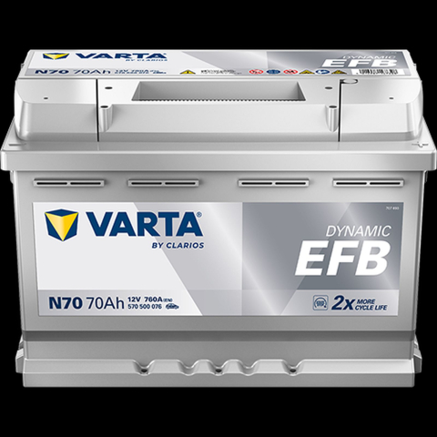 VARTA Dynamic EFB N70 70Ah 760A Start-Stop [2]