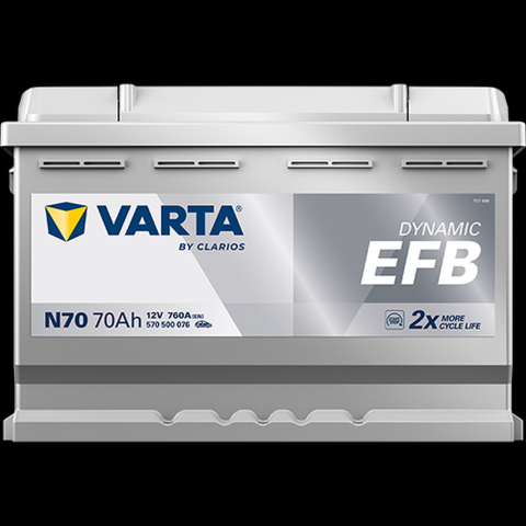 VARTA Dynamic EFB N70 70Ah 760A Start-Stop [3]