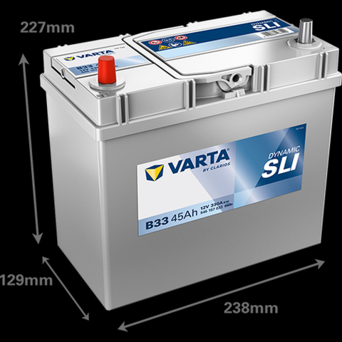 Acumulatori Auto - VARTA Dynamic SLI B33 45Ah 330A