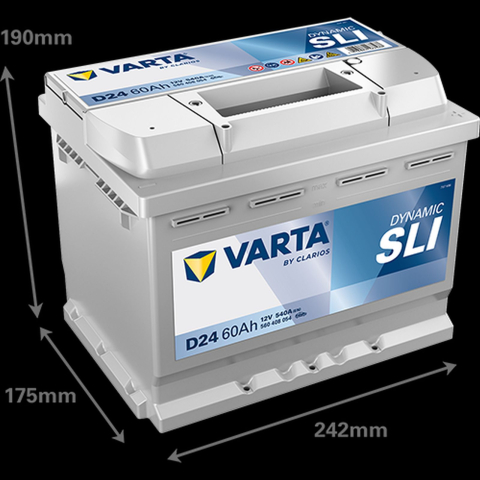 Acumulatori Auto - VARTA Dynamic SLI D24 60Ah 540A