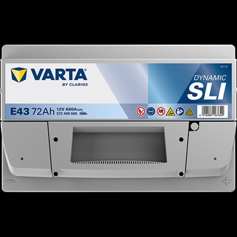 VARTA Dynamic SLI E43 72Ah 680A [3]