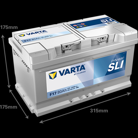 Acumulatori Auto - VARTA Dynamic SLI F17 80Ah 740A