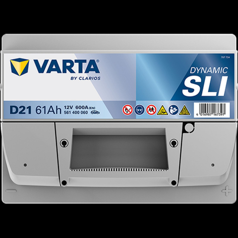 VARTA SILVER Dynamic D21 61Ah 600A [4]