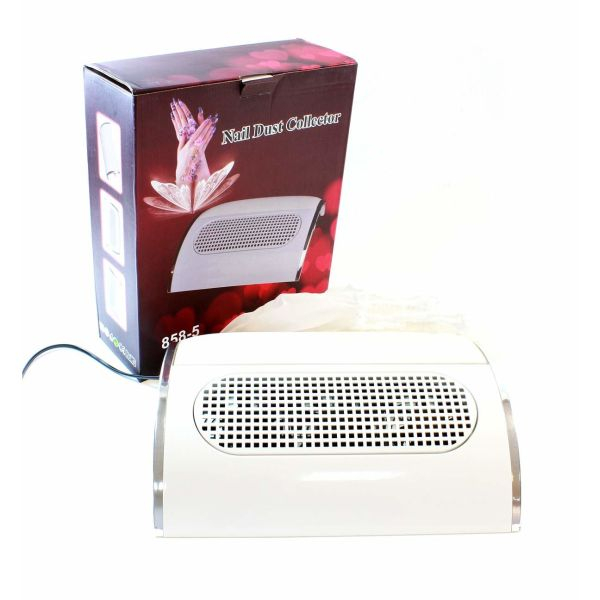 Aspirator manichiura cu 3 ventilatoare, colector praf unghii 40w - xStoc [4]