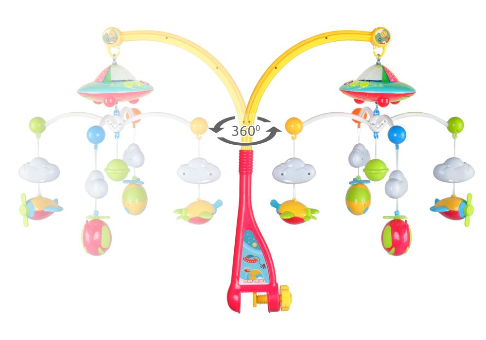 Carusel Interactiv Multifunctional, Jolie Magic Night, Accesorizat cu Proiector de Veghe Echipat cu 108 melodii [3]