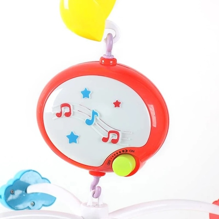 Carusel muzical de patut pentru bebelusi cu rotatie, muzica si lumini SL163 [4]