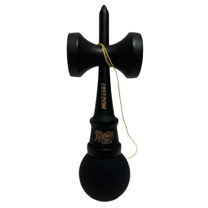 Kendama USA Forever - Bila cu Rubber Grip (All Black Edition) [3]