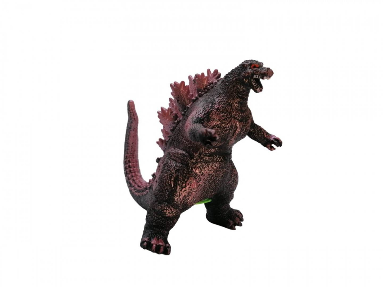 Figurina Godzilla, cu baterii si sunete din cauciuc moale, rosu, 33 cm Lungime [3]