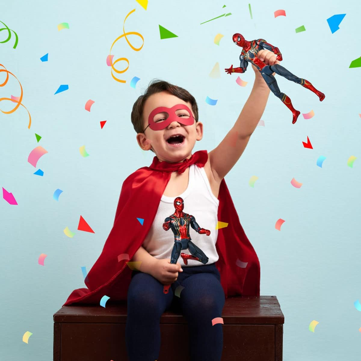 Figurina Spiderman, Titan Hero, Avengers, 30 cm, albastru-rosu, 3+ [2]