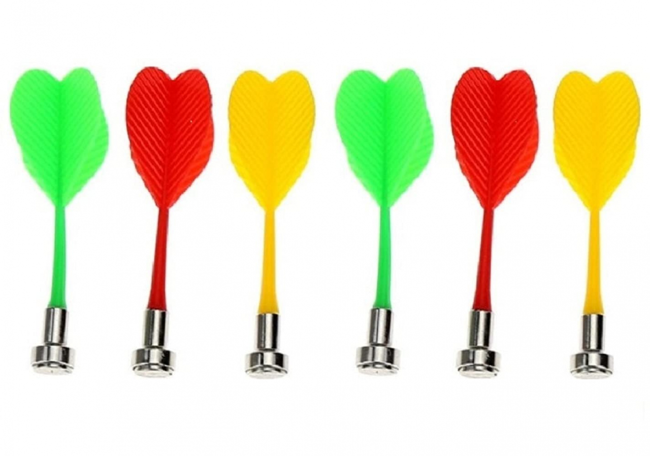 Joc Darts Magnetic cu 6 sageti incluse si Doua Fete 40 x 50 cm [4]
