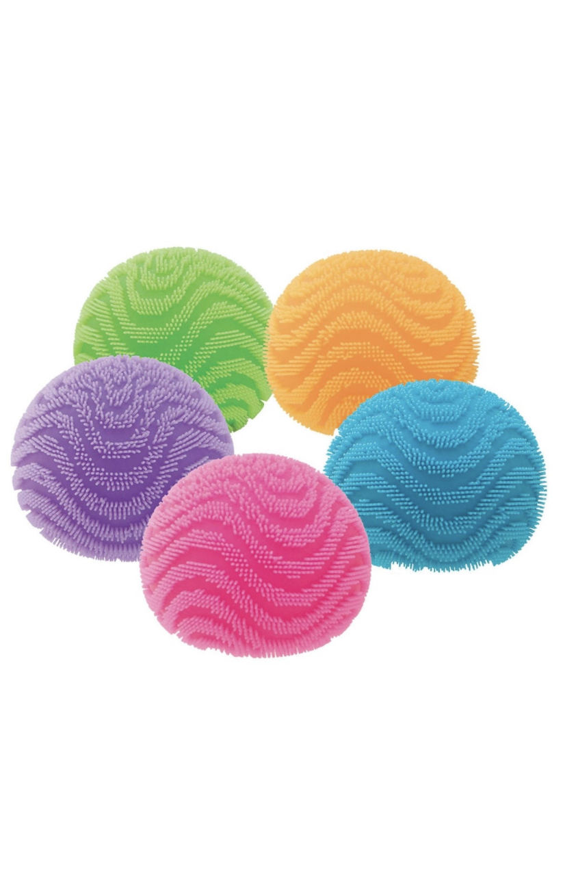 Jucarie antistres Fuzz Ball NeeDoh, 6,3 cm Albastru [3]