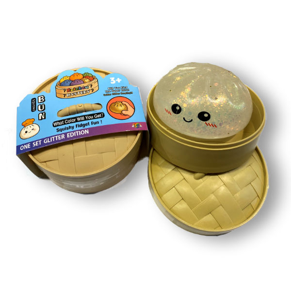 Jucărie Antistres Squishy Dumpling mystery box, Glitter Edition [3]