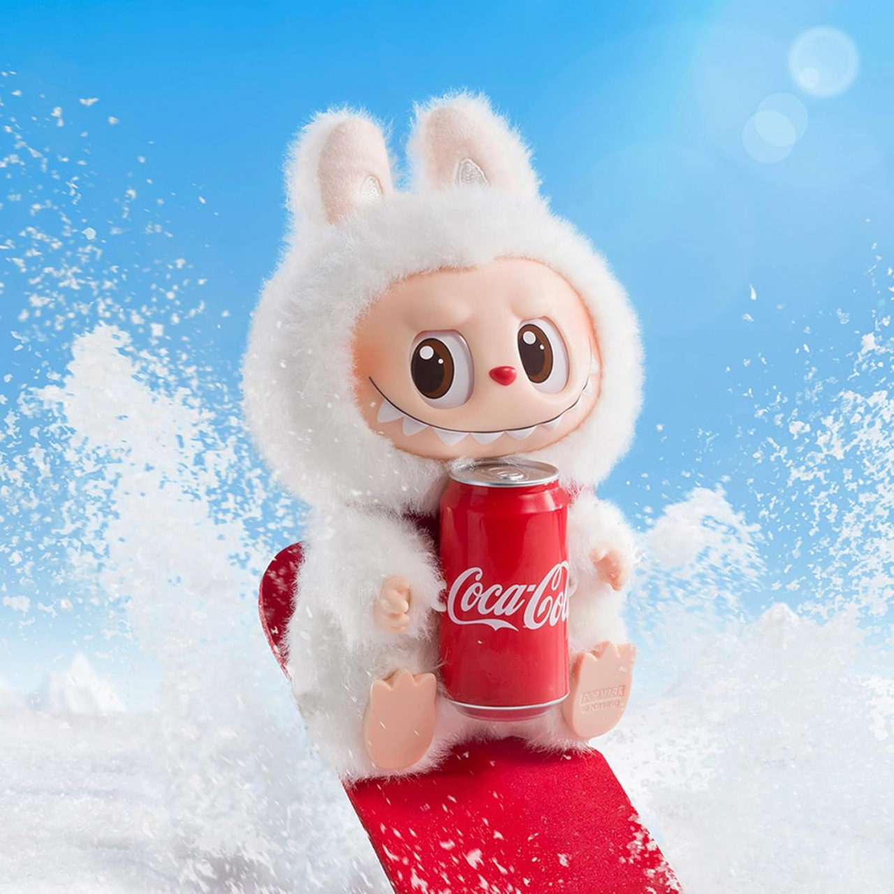 Jucarie de Plus Labubu, Coca Cola, Micutul Monstru, Blind Box 17 cm [3]