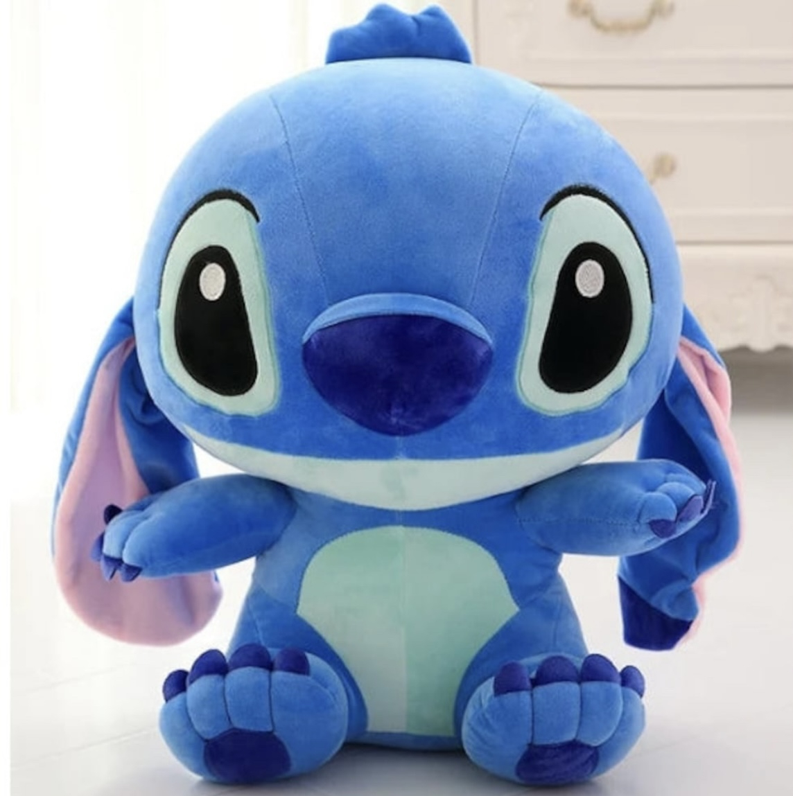 Jucarie de plus, Personaje din Lilo si Stitch, Albastru, 45 cm [2]