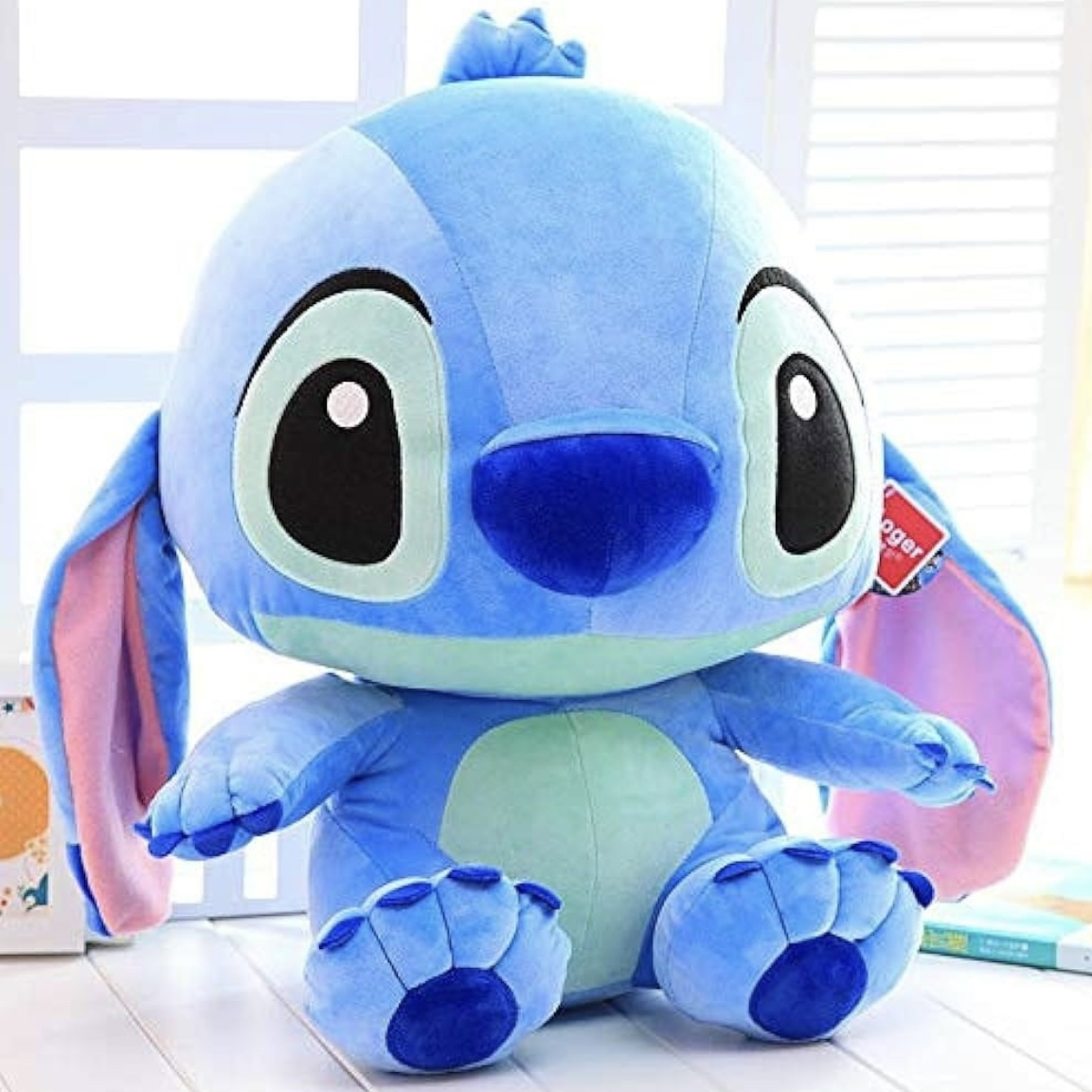 Jucarie de plus, Personaje din Lilo si Stitch, Albastru, 45 cm [4]