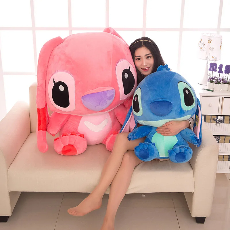 Jucarie de plus Stitch si Angel, Personajele Din Lilo Si Stitch 65 cm [3]