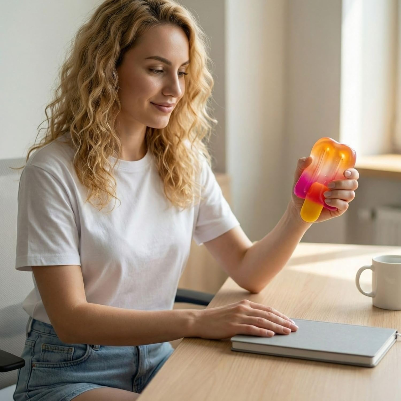 Jucărie Senzorială Anti-Stres, Squeeze, Ice Cream Squishy,  mystery box [4]