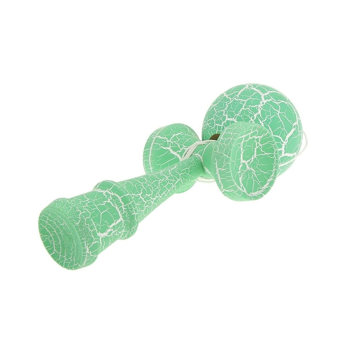 Kendama profesionala Verde, Lemn, 18 cm [2]