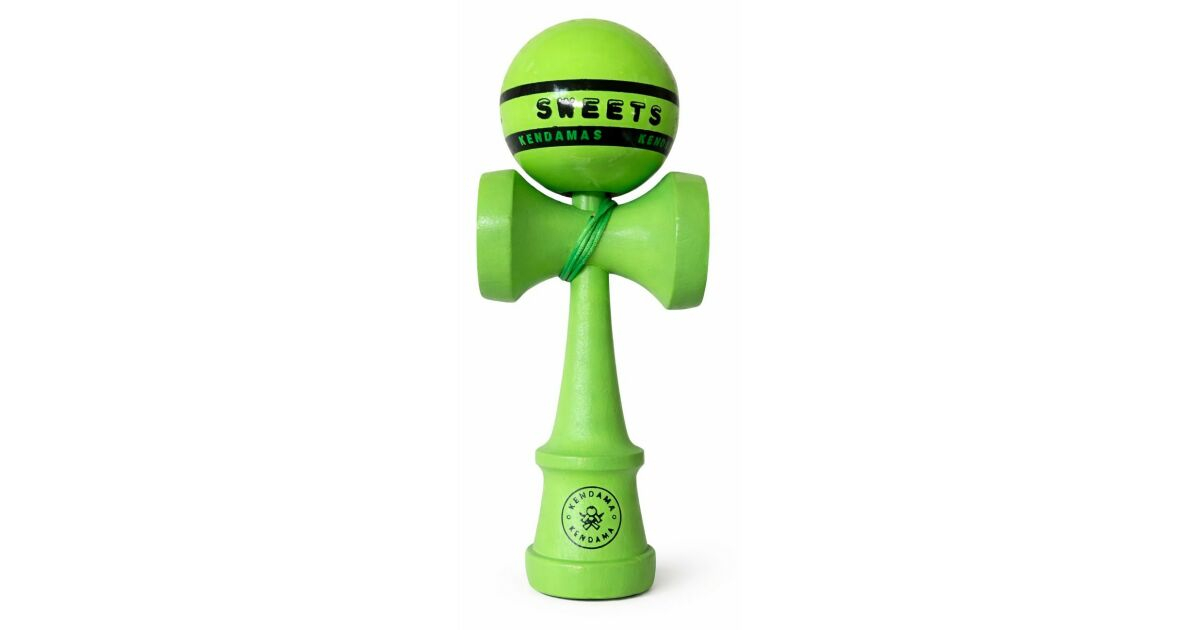 Kendama Starter Sweets, formă nouă Amped, ALL Green [2]