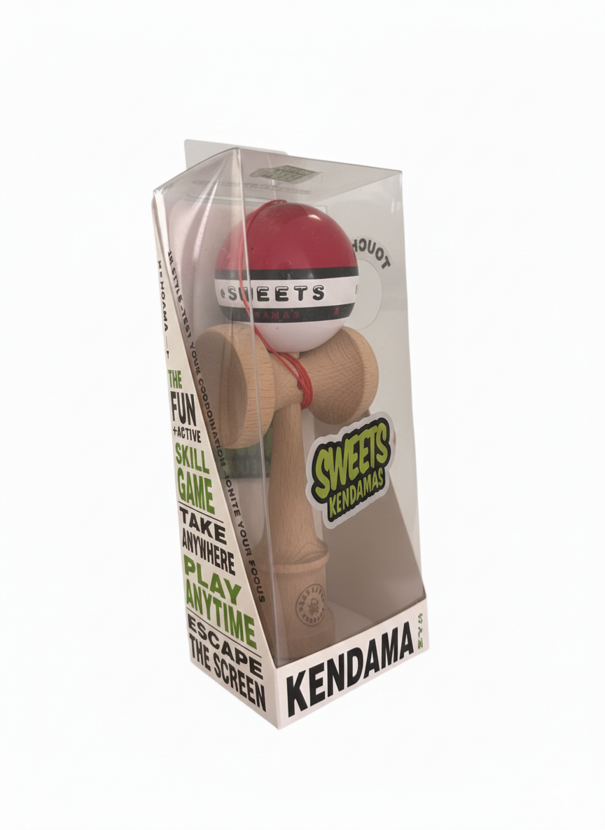 Kendama Starter Sweets, formă nouă Amped, ROSU [4]