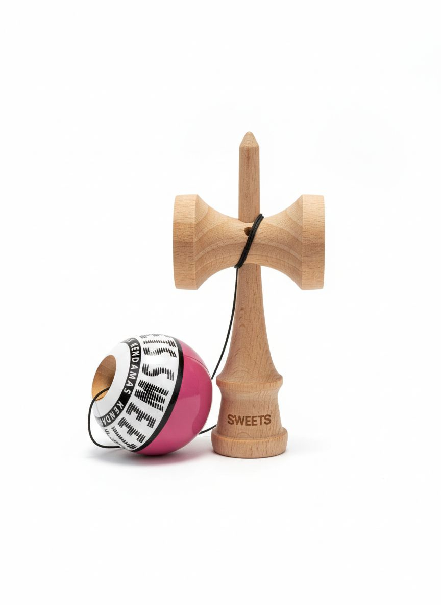 Kendama Starter Sweets, formă nouă Amped, rulment si ata de rezerva ROZ [2]
